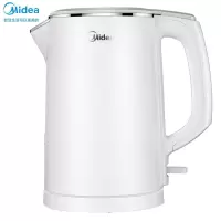 美的(Midea)电水壶热水壶电热水壶304不锈钢水壶全钢无缝暖水壶开水壶烧水壶智能断电 [热卖推荐]1.5L一体无缝内