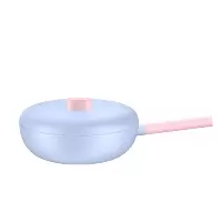 美的(Midea)奶锅 Micca系列 匀香不粘汤奶锅不粘煎锅宝宝辅食拉面泡面锅 燃气电磁通用 炒锅28cm