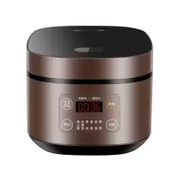 九阳4L升智能电饭煲家用自动多功能大容量2-6人 摩卡棕4L