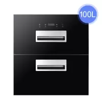 容声消毒柜家用嵌入式110L大容量二星级餐具碗筷厨房高温镶嵌式消毒碗柜RX02H 100L