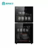 容声 ZTP108-G迷你消毒柜家用立式台式商用厨房碗筷消毒碗柜小型 黑色