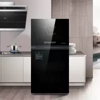 Vatti/华帝 ZTP108-GB101消毒柜家用立式迷你小型高温餐具碗筷柜 黑色