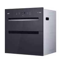华帝(VATTI)i13025消毒柜 100升大容量嵌入式消毒碗柜家用 紫外线碗筷消毒 创新两门三抽 二星级臭氧消毒 1