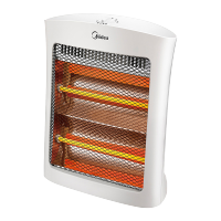 美的小太阳取暖器家用节能省电烤火炉小型远红外烤速热电暖气 白