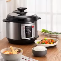 美的(Midea)电压力锅5L家用 焖香饭 一锅双胆 智能预约 5升
