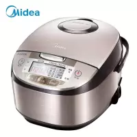 美的(Midea)智能电饭煲 家用多功能电饭煲4升 圆釜内胆大容量微压电饭锅24小时预约压力电饭煲 4L