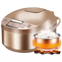 美的(Midea)智能电饭煲家用 微压闷香24小时预约 3升4升5升聚能釜内胆电饭锅匀火快煮 5L大容量