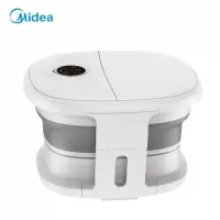 美的(Midea)泡脚桶足浴盆洗脚折叠按摩泡脚盆加热恒温智能浴足器 支撑款