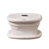 美的(Midea)泡脚桶足浴盆洗脚折叠按摩泡脚盆加热恒温智能浴足器 颜值款