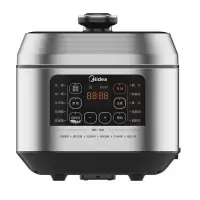 美的(Midea)电压力锅家用高压锅高压高温多功能大火力速热快煮双胆智能预约云食谱5L大容量 [6升70KPa高压快煮]