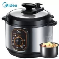 美的(Midea) 电压力锅 机械版旋钮控制电高压锅 4L可开盖加热 智能 电压力锅