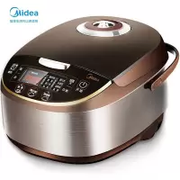 美的(Midea)电饭煲 金属拉丝机身涡轮除泡防溢锅 聚能釜5L电饭锅