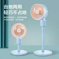 美的(Midea)电风扇空气循环扇落地扇家用定时遥控对流风扇空气流通换气扇办公室卧室宿舍轻音节能电扇 蓝色