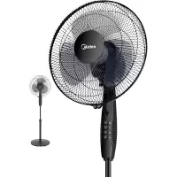 美的(Midea)电风扇家用落地扇立式轻音风扇摇头扇宿舍客厅卧室大风力安静节能省电立式转页扇 无定时