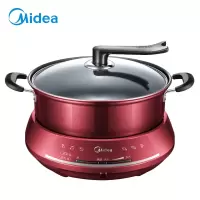 美的(Midea)电火锅 4.5L大容量 分体式家用多功能电热锅