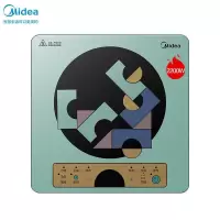 美的(Midea)电磁炉家用小型智能炒菜锅一体迷你大功率电池炉节能炉灶 拼趣印刷面板