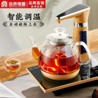 容声电水壶全自动上水电热水壶家用不锈钢烧水壶电茶壶智能热水壶烧水器电茶炉茶具套装 (升级玻璃款)