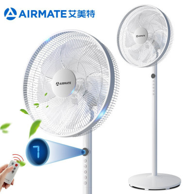 艾美特(AIRMATE)电风扇落地扇遥控款立式风扇家用风扇办公室电风扇 CS35-R18 7叶白色