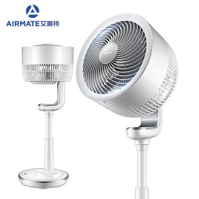 艾美特(Airmate)空气循环扇电风扇家用落地扇直流变频定时办公室风扇黑白天鹅循环扇 CA23-RD1 白色