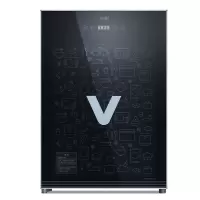 华帝消毒柜60L家用迷你小型桌面台式高温厨房碗筷餐具保洁柜黑色智能循环储藏