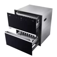 华帝(VATTI)100升大容量消毒柜家用 嵌入式消毒碗柜 家庭厨房餐具碗筷杯具 童锁 黑色
