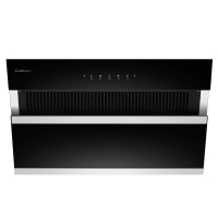 康宝抽油烟机侧吸式大吸力触控版家用厨房壁挂式油烟机挂墙 黑色