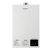 康宝(Canbo)燃气热水器 家用 智能恒温 强排式 公寓洗澡热水 分段燃烧 低水压启动 12升 天然气