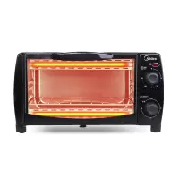 Midea/美的 家用多功能全自动10升小型电烤箱烘焙蛋糕干果 黑色