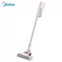 美的(Midea)无线手持充电吸尘器 家用车载大吸力立式吸尘器持久续航 无线无绳 冰莹粉