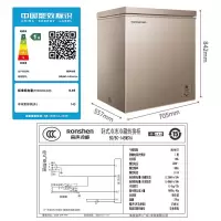 容声(Ronshen)100升小型家用冰柜冷冻冷藏迷你冷柜一级能效电脑控温 [电脑控温]145升低霜冷柜