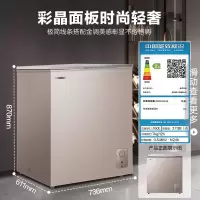 容声(Ronshen) 160升低霜小型冰柜家用冷藏冷冻转换单温冷柜玻璃 母婴母乳小冰箱