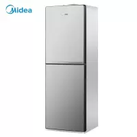 美的(Midea) 饮水机 家用立式办公柜式双开门饮水器银色 冰热款