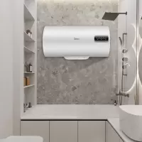 美的热水器 储水式电热水器电 家用卫生间2000W速热ECO节能省电 安全防护智能数显杀菌 [60升适用3-4人]