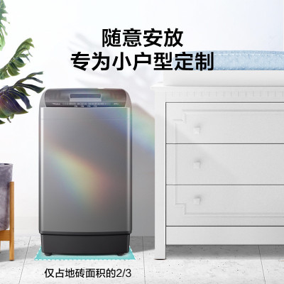 美的(Midea)波轮洗衣机全自动 小型迷你5.5公斤小户型租房宿舍专用品质电机水电双宽