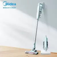 美的(Midea) 无线手持充电除螨吸尘器 家用车载大吸力立式 持久续航 无线无绳 一机多用 淡雅绿