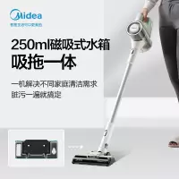 美的(Midea)吸尘器无线家用大吸力吸拖一体机强力吸尘除螨手持车载 莫兰迪绿手持无线吸尘器+除螨刷
