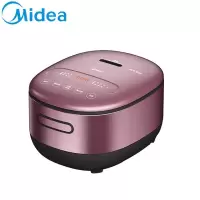 美的(Midea)电饭煲 电饭锅2L升2-4人迷你容量电饭煲智能触摸操控一键柴火饭功能 IH⭐️[4L加厚精铁釜]热水快