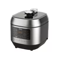 美的(Midea)电压力锅 家用6L大容量高温高压锅不粘双胆 智能预约 煮饭电饭煲 6L大容量高压提鲜