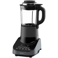 美的(Midea) 破壁机 家用豆浆机 智能预约立体加热榨汁机多功能果汁机宝宝辅食料理机 一机双杯 1.75L| 轻音运