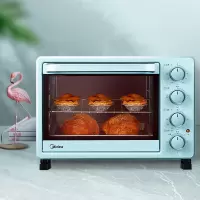 美的(Midea) 家用多功能迷你小型电烤箱25升机械式操控上下独立控温易操作
