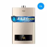 海尔(Haier)燃气热水器13升16升智能速热恒温水汽双调智能增压强排式净垢洗浴厨房卫生间 13升-[变频恒温+水气双