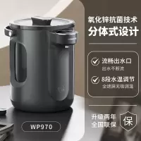 九阳电热水瓶智能恒温烧水壶家用自动保温一体玻璃电热水壶饮水机 太空灰