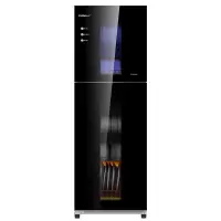 康宝239L家用商用厨房立式不锈钢双门酒杯碗筷碟刀具二星消毒柜 黑色