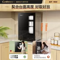 康宝(Canbo)消毒柜 迷你高温消毒柜家用小型 厨房餐具消毒柜台式茶杯碗筷消毒碗柜 婴儿奶瓶消毒器 [60L 高温三层