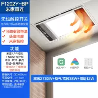 欧普照明风暖型浴霸灯排气扇一体取暖集成吊顶卫生间浴室暖风机 大照明H[直流变频款F1202Y]全新变频恒温暖风科技