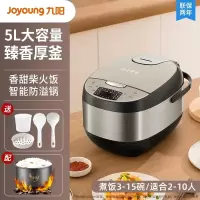 九阳电饭煲家用5L升多功能2智能饭锅煮饭煲汤3两用4个人6旗舰正品 灰色5L