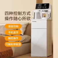 美菱2024款家用高端煮茶养生茶吧机 全自动多功能泡茶饮水机 下置水桶 双系统双水路 青云白 温热型