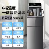 美菱(MeiLing)家用茶吧机办公室饮水机双出水口 智能触控远程遥控多段控温 冰热款