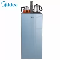 美的(Midea)饮水机 家用立式茶吧机办公智能下置式冷热型饮水器 静谧蓝