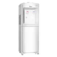 美的饮水机家用立式桶装水冷热饮水器宿舍全自动办公正品冰热 纯白 冰热